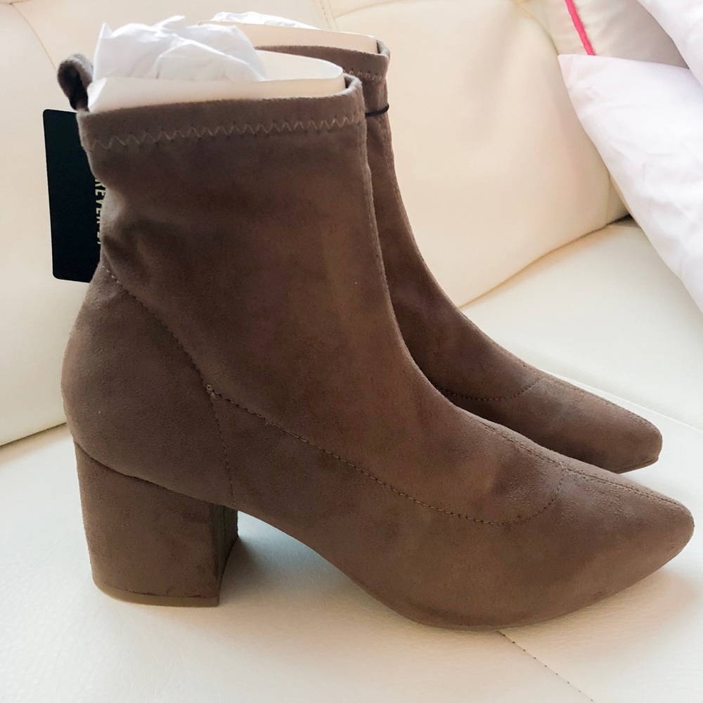 Suede Ankle Sock Booties - Picture 4 of 4